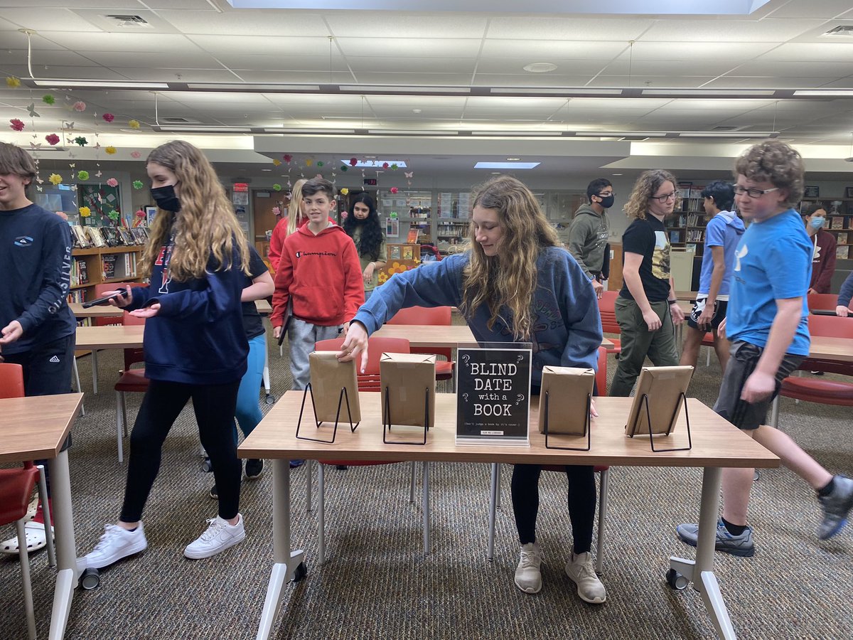 Blind Date with a Book @OJRMS Library!@OwenJRobertsMS