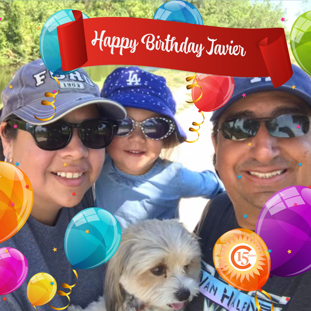 conricPR's tweet photo. Happy birthday to our web yoda, Javier!
For his big day, Javier was able to hang out with his beautiful family. May the force be with you all year, Javz!
#marketing #conric #digitalmarketing #socialmedia #digitalagency #marketingtips #JAVZ https://t.co/BgeXj9gYLS