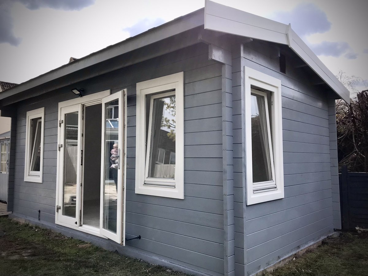 Insulated #gardenroom completed at #Locksheath