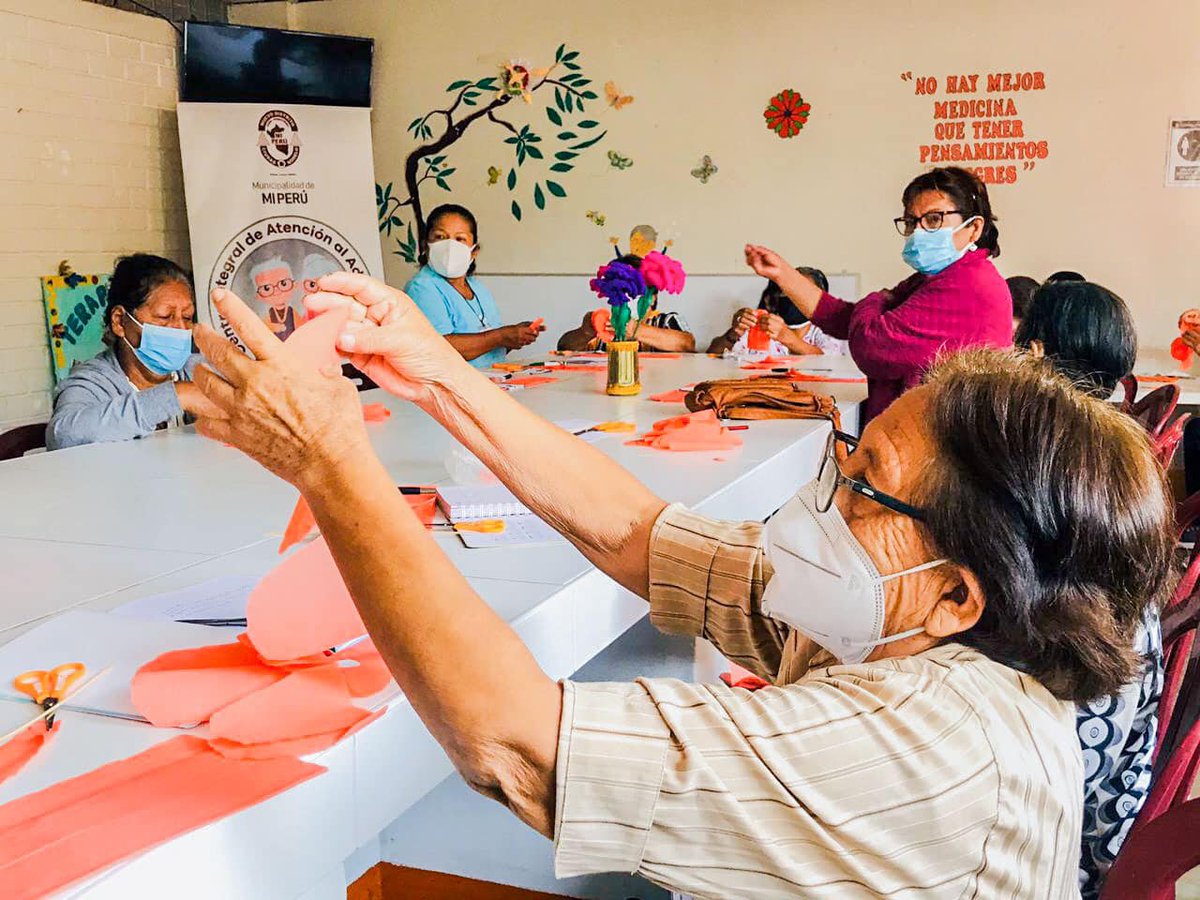 💟El Centro Integral del Adulto Mayor (CIAM) de la <a href="/muni_miperu/">Municipalidad Distrital de Mi Perú</a>, viene realizando Talleres de Manualidades para las personas adultas mayores y con discapacidad con el objetivo de brindarles un espacio de entretenimiento. 
🗞️Entérate más 👉 bit.ly/3786Dgd