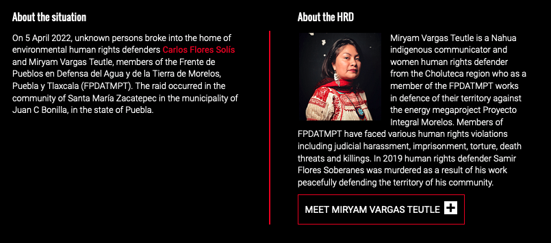 Front Line Defenders tweet media