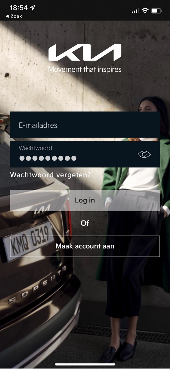 remcovanblarcum's tweet photo. @Kia_nederland prachtige nieuwe “MijnKia” app. Helaas is het niet mogelijk om in te loggen of inloggegevens te verkrijgen. Movement does not always inspires…… https://t.co/ybqtpPPac3