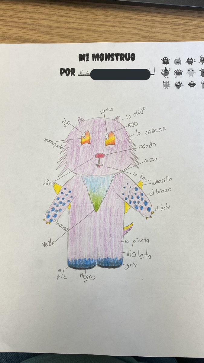 BrittonASmith's tweet image. How cute is this? ¡Bien hecho! #glcsms #vocabulary