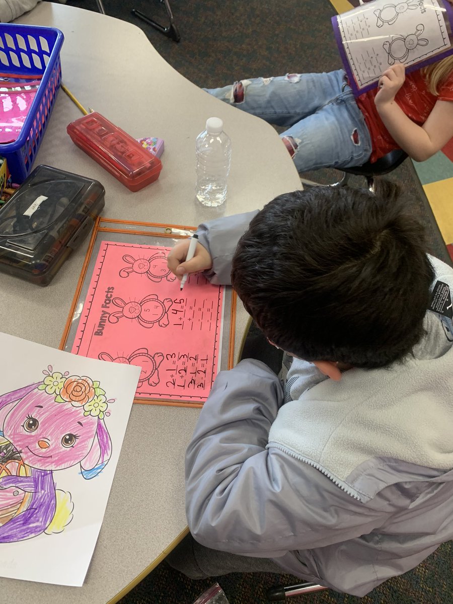 FirstOtsego's tweet photo. Spring time math centers!🐰🐣🌷#Meadows1st #Otsegoknights https://t.co/PjQVU1CzjG