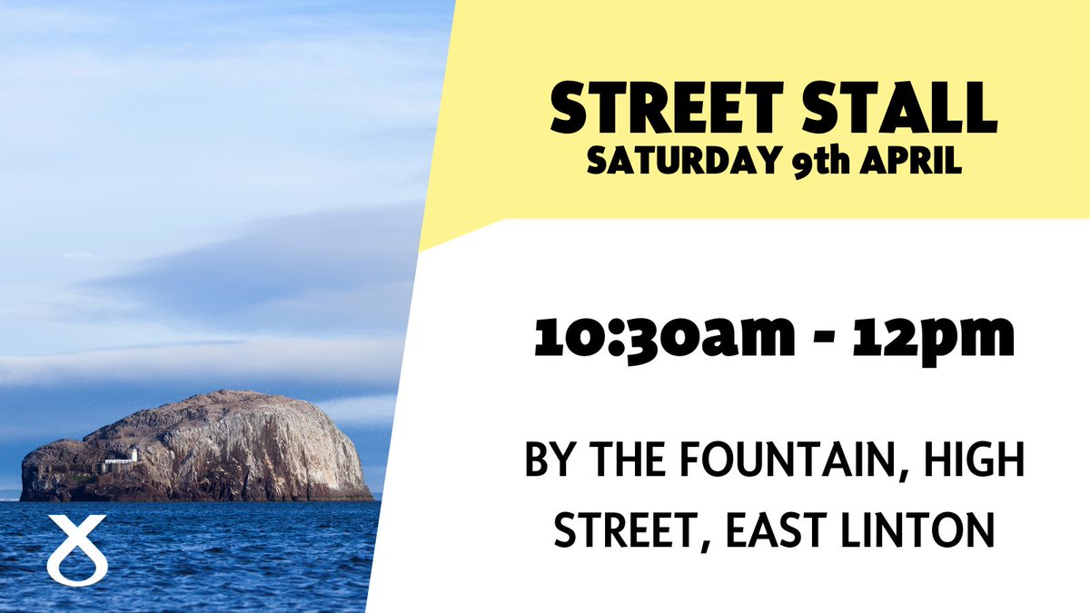 EastLothianSNP's tweet photo. Dunbar and East Linton SNP will be having a street stall by the fountain on East Linton High Street tomorrow - come along and meet the SNP candidate for the upcoming council election, @LynJardineSNP! #ActiveSNP #Council22 https://t.co/0vXIIEAPTh