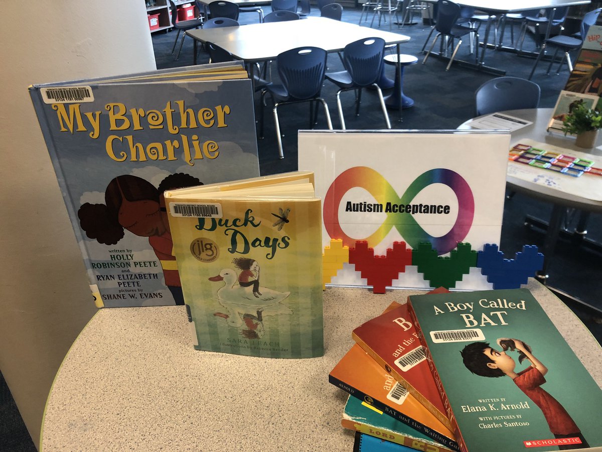 Beaumonde_LLC's tweet photo. Evidence that the learning environment is indeed the third teacher. Different LLC book displays inspired a poem on autism @VP_SBorges @PrincipalBuall https://t.co/d29DYPtddN