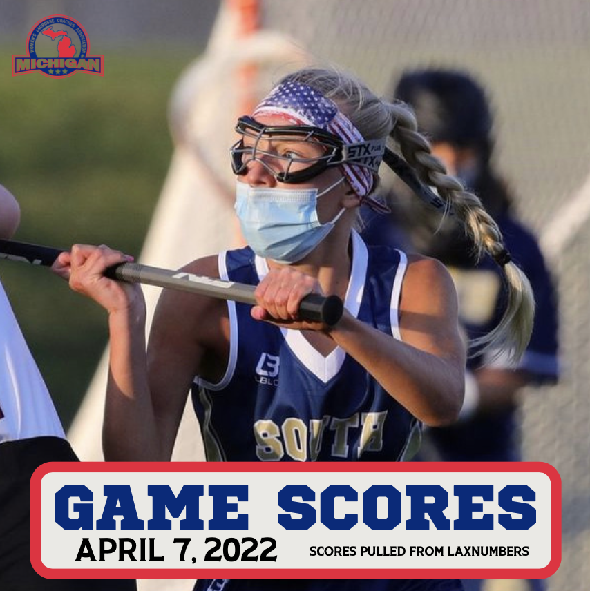 MWLaxCA's tweet photo. 4/7 Game Scores! #GirlsLacrosse #MichiganGirlsLacrosse #Lacrosse https://t.co/saOKWnDH3h