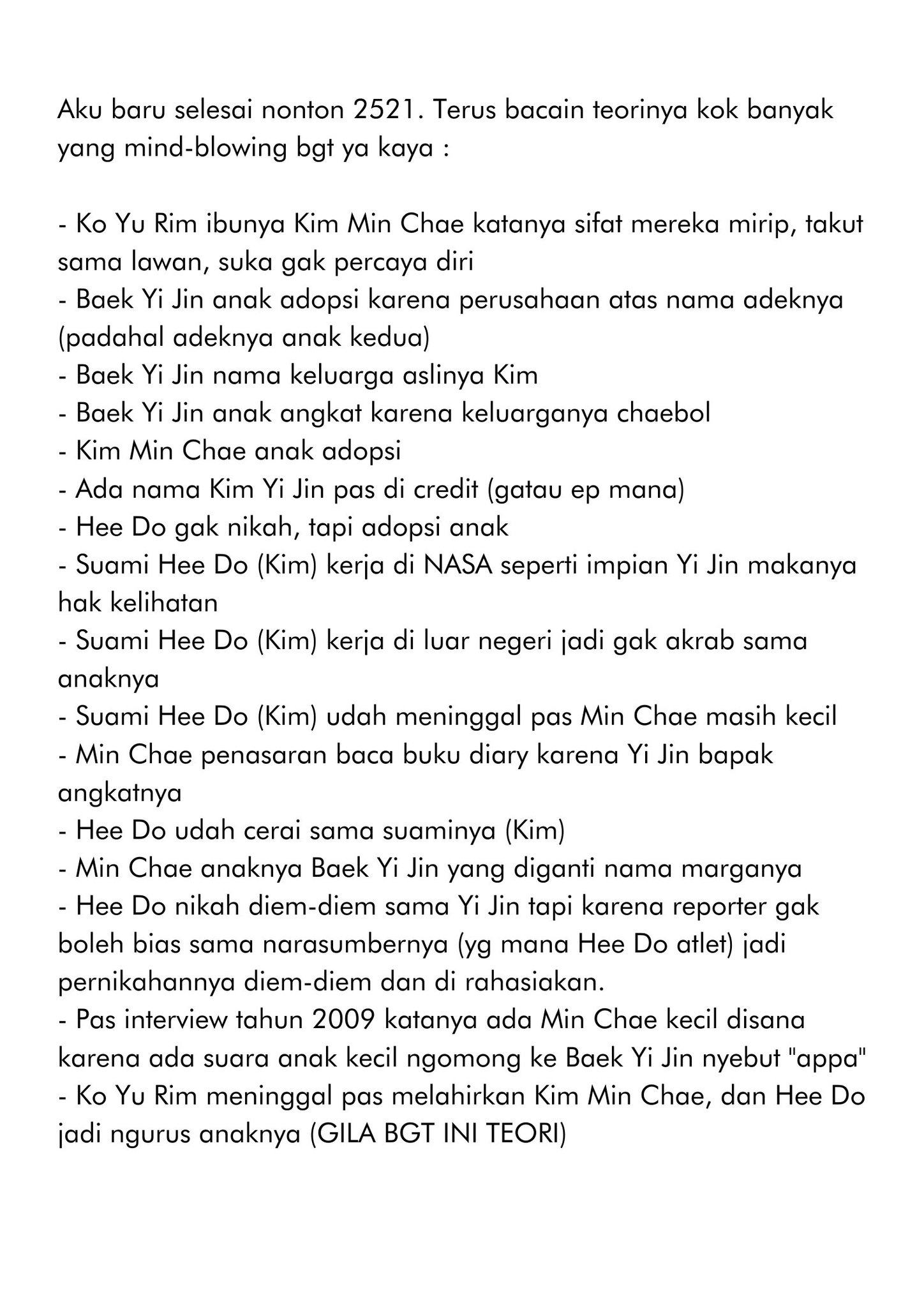 K-Drama Menfess on Twitter: "•kdm• ⚠️ 2521 ⚠️ Guys sumpah aku baru