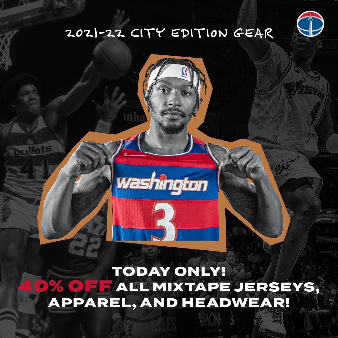 Washington Wizards (@washwizards) on Twitter photo đ¨ 40% off of 2021-22 City Edition Gearđ¨
Tonight is the last time we are wearing our City Edition Uniforms!
As part of Fan Appreciation we wanted to give our #DCFamily a chance to pick up these awesome threads!
Head to <a href="/TeamShopAtCOA/">Team Shop at Capital One Arena</a> and find your new favorite item đ đ¨ 40% off of 2021-22 City Edition Gearđ¨
Tonight is the last time we are wearing our City Edition Uniforms!
As part of Fan Appreciation we wanted to give our #DCFamily a chance to pick up these awesome threads!
Head to <a href="/TeamShopAtCOA/">Team Shop at Capital One Arena</a> and find your new favorite item đ