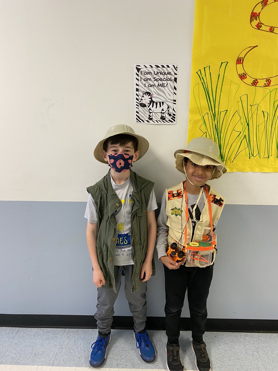 hcpss_aes's tweet photo. Safari Day in 3rd Grade! https://t.co/Ql3HMe3lDp