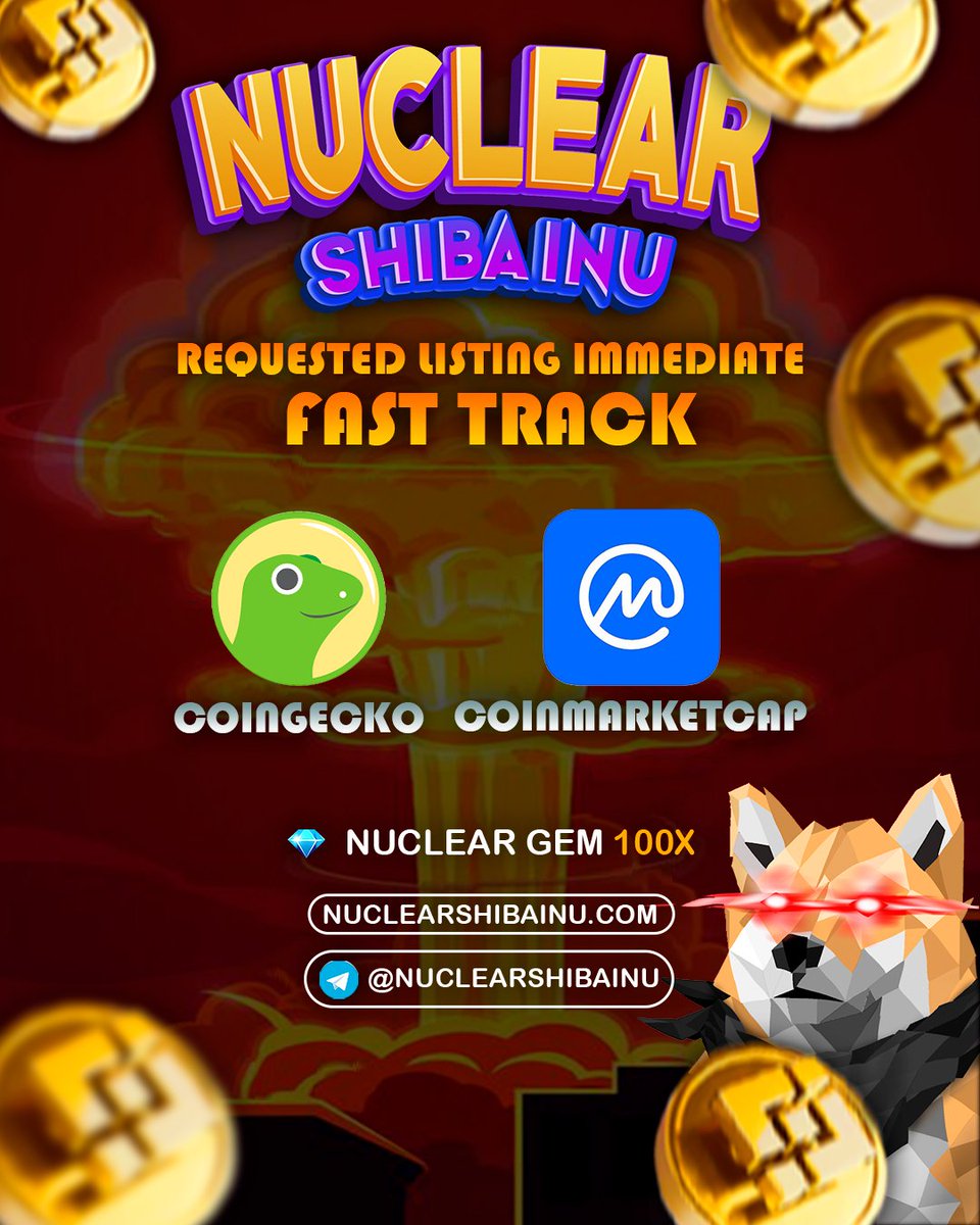 ☢️ Official NSINU Contract

🚀Official launch on Pancakeswap
 April 9th ​​- 23:00 UTC - 20:00 BRT

✅ Team Verified DOXXED + KYC
✅ Tech Audit + Tech Rate Audited Contract
❇️ Certik coming soon

NSINU Contract

0xa89437034f8e9Bd2bcF1baf109097Ba8E10A8479

#nuclearshibainu