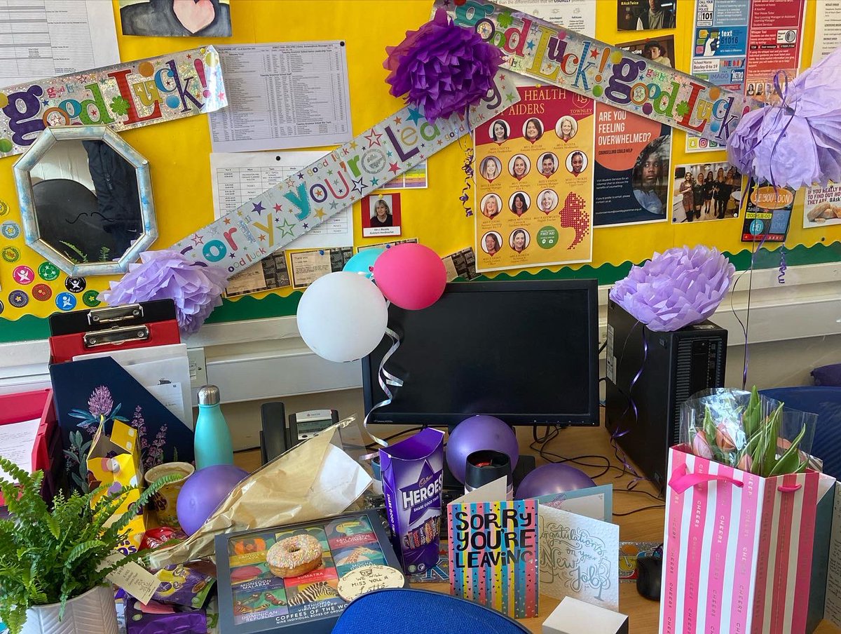 A lovely send off from my brilliant colleagues and students last week. Very excited for the next chapter at Thomas’s Clapham