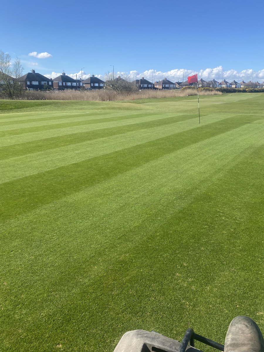 Office view this morning. Course recovering well after spring renovations <a href="/LeasoweGolfClub/">Leasowe Golf Club</a> <a href="/Leasowe_Greens/">Leasowe GC Greens</a> 🏌️‍♂️