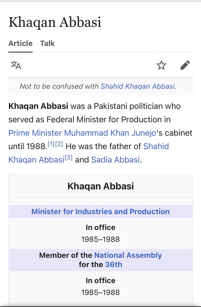 UsairemS's tweet photo. @ARYNEWSOFFICIAL @ARYSabirShakir  

The truth about M Khaqan Abbasi… good that his “son” left the show and ran. https://t.co/MEG2pUsXyo