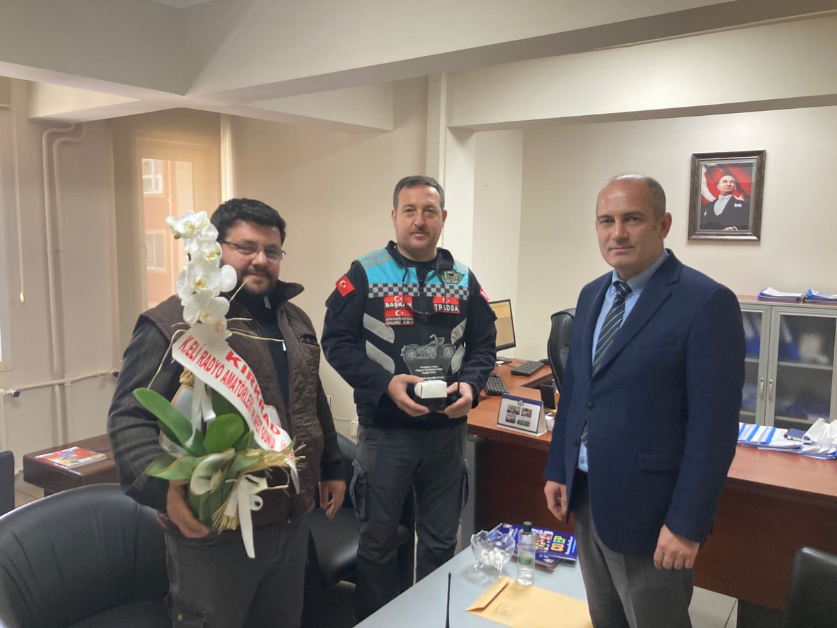 Polis haftası dolayısıyla emniyet müdürlüğünü ziyaret ettik