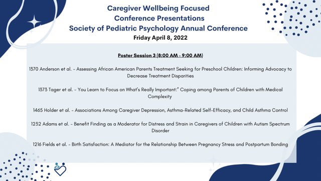 CaregiverSIGSPP's tweet photo. Don't miss out on these #caregiver focused presentations during #Sppac2022 #sppactwitter https://t.co/PwSj2OLIHC