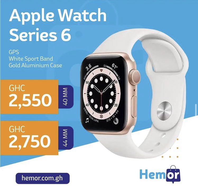 __Hemor_'s tweet photo. Apple Watch series 6 and 3 available 

Shop these and more on our website at https://t.co/KWj691M3pc  or 
Visit our shop in Osu,adjacent the Oxford Street mall or find us on Bolt or Uber as "Hemor", you can also call 055 739 1600 to purchase

#BuyIt #JustBuyIt https://t.co/ZEnSfXuzMk