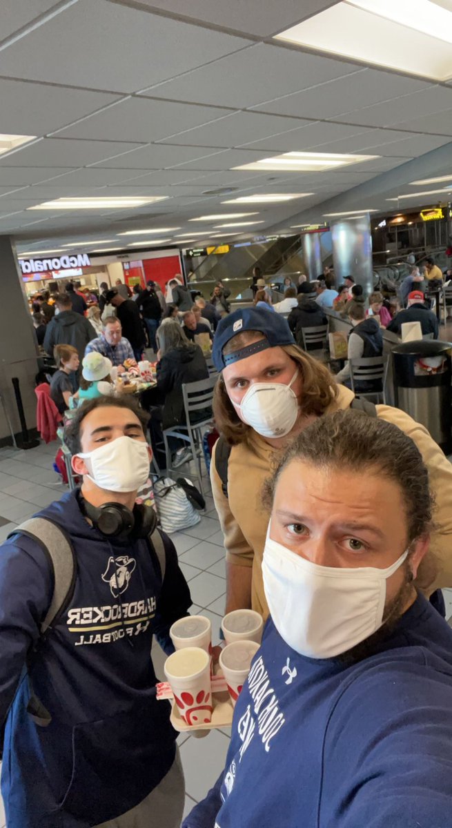 Found a lost Hardrocker <a href="/smithconnor723/">Connor Smith</a> sitting in the line for Chick-Fil-A at DIA. #D2SAACConv #TheHardrockLife <a href="/HardrockerFB/">South Dakota Mines Football</a> <a href="/GoHardrockers/">South Dakota Mines Athletics</a>