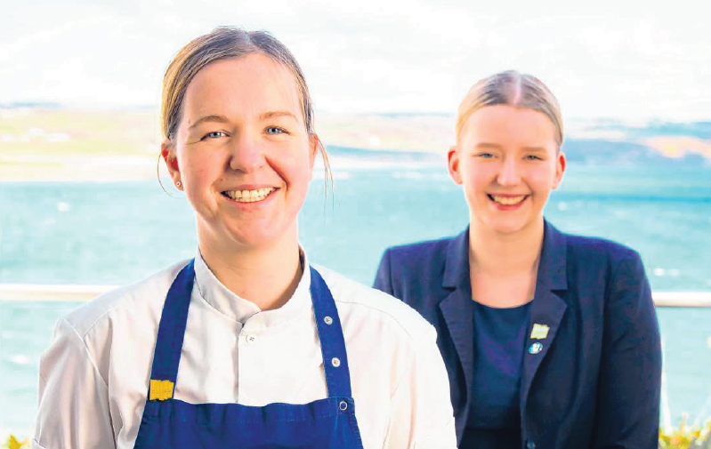 ciaraky's tweet photo. In Saturday's @IrishTimesMag: @MCDigby meets @RoisinOConnor9 and Alexandra Raiteneva, the two women rewriting the Michelin narrative at @cliffhousehotel; @Katie_McCabe11 chats to @JoanneOR_Ox ahead of Ireland's World Cup qualifier against Sweden; plus food, travel, fashion &amp; more https://t.co/iMKCySfJh3