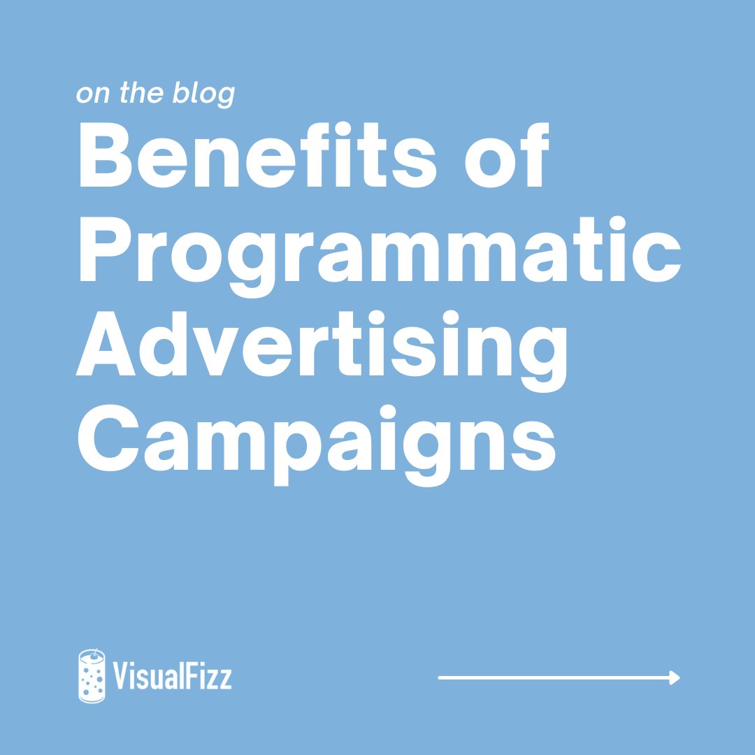 VisualFizz's tweet photo. Programmatic advertising can be especially beneficial to helping you glean as much ROI from your advertising and SEM campaigns.
https://t.co/1Bxezy7bmk
#branding #advertising #digitalmarketingagency #visualfizz https://t.co/11shMh4ZUF