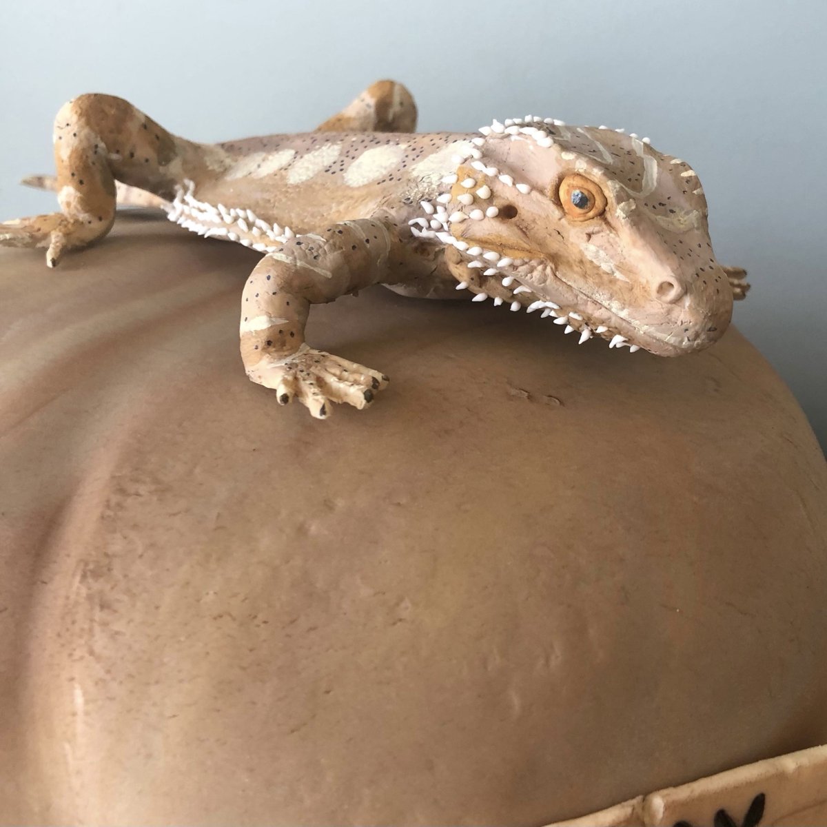 eGullet's tweet photo. Today RWood presented this superb modelling-chocolate bearded dragon, perched on a birthday cake https://t.co/T923fk6mDS #egullet #food #baking #cake #sweets #birthdaycake #inspiration #chocolate #seriousskills #craftsmanship #beautifulfood #marblecake #buttercream #beardeddragon https://t.co/MQCEcS1rls