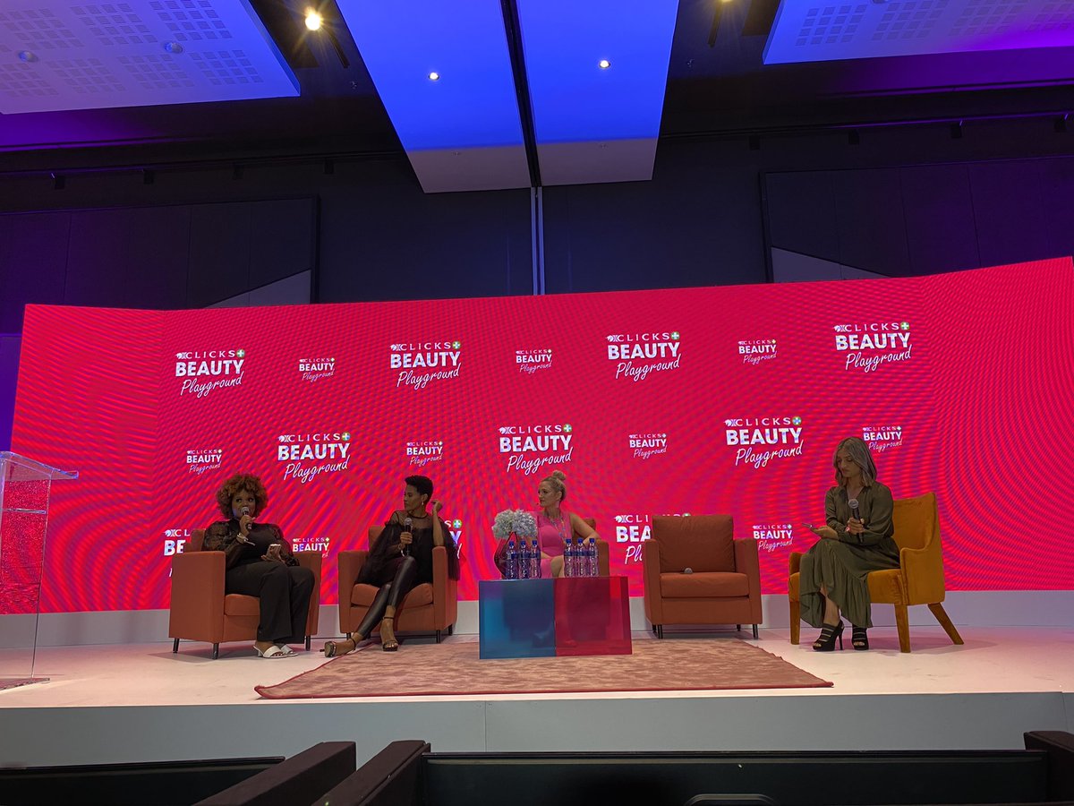 TrueLoveMag's tweet photo. Hair care panel featuring @GailMabalane and natural hair content creator @Boits. #ClicksBeauty #ClicksBeautyPlayground https://t.co/NvyQR7cRE9