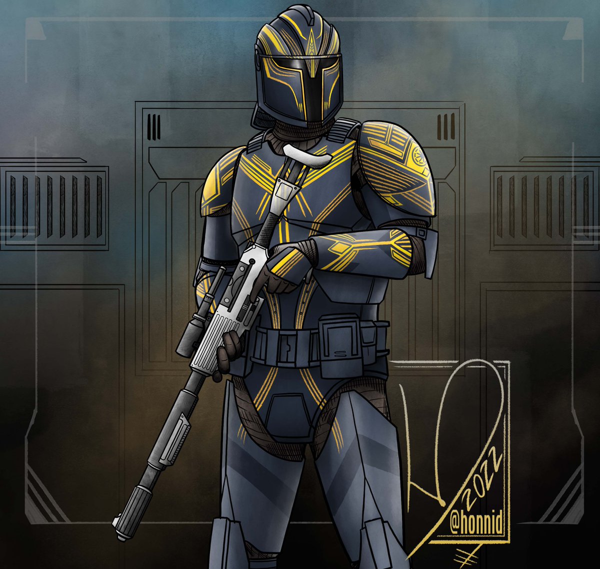 WhoKneeDavid's tweet photo. Invictus Class Senate Commando - AKA Drippy Art Deco Trooper. - by me . #starwars #senateguard #senatecommando #artdeco #clonewars #theclonewars #drip https://t.co/obz0tE6K8I