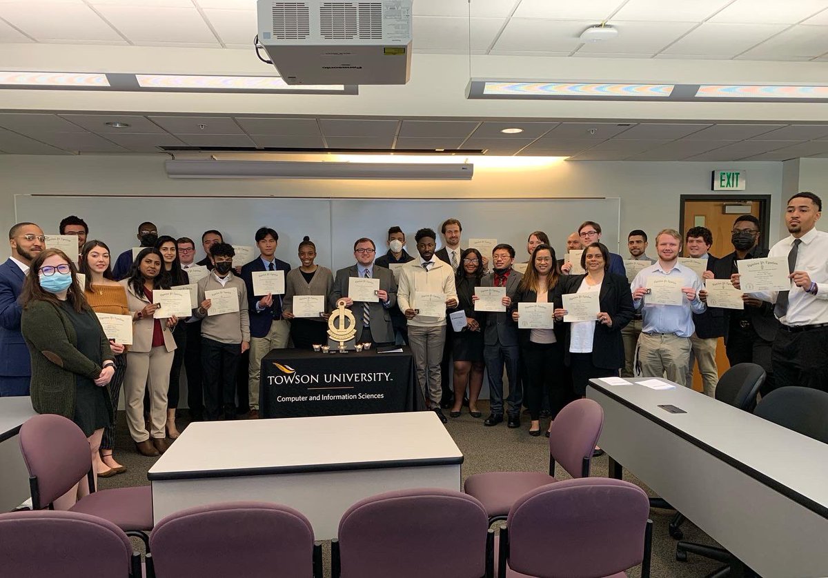 TU_CIS's tweet image. Congratulations to the newest inductees to the Upsilon Pi Epsilon Honor Society! #tucis