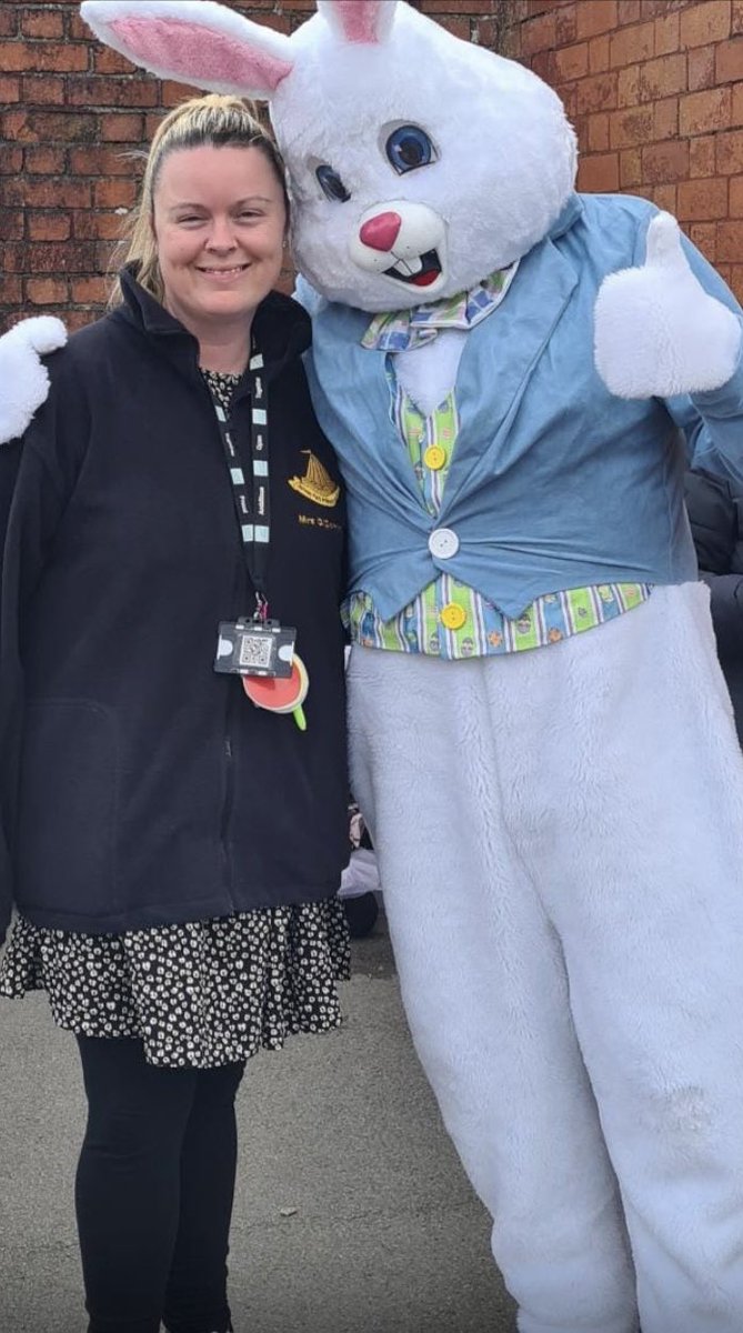 Today Easter bunny came to school 🐰😁