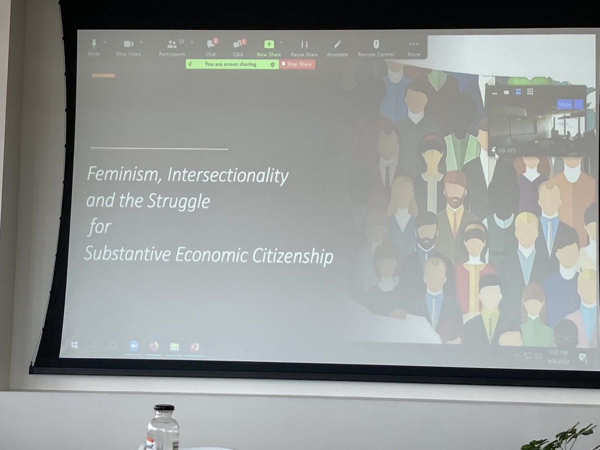 Never a surprise, always sobering to see the data. Persistent #intersectional #genderpaygaps in Prof. Cassandra Jones Havard’s enlightening talk at the 13th Annual Feminist legal theory conference <a href="/ubaltlaw/">University of Baltimore School of Law</a> <a href="/AppliedFeminism/">Center on Applied Feminism</a>