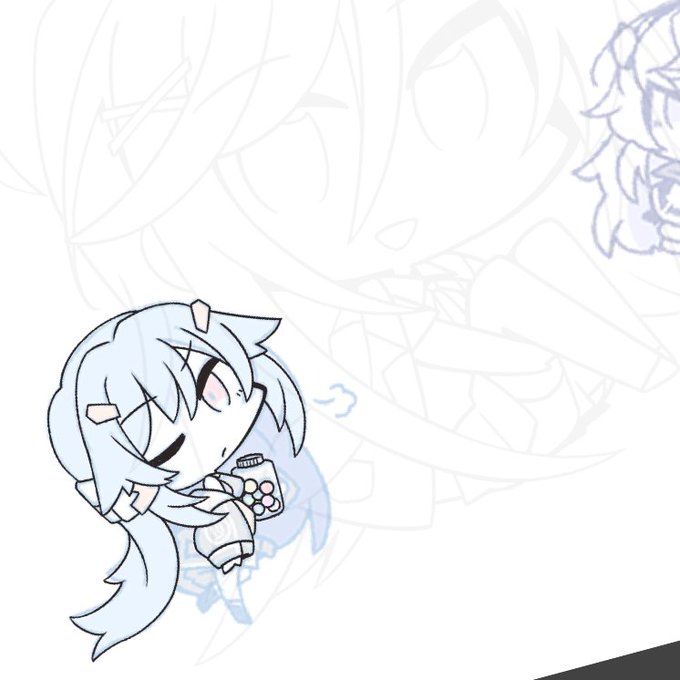 アクキーにしようぜ
まずは線画から 