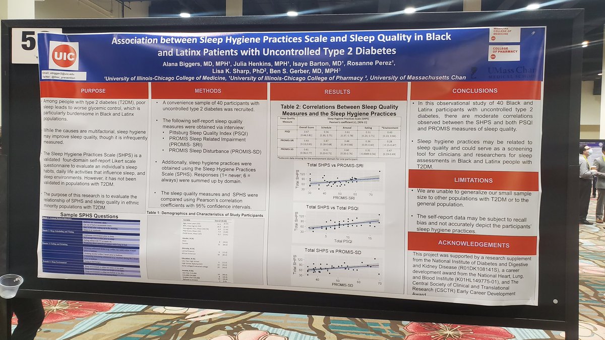 Enjoyed my time representing #diabetes and #sleep research at #SGIM2022 #SGIM22. Until next time... #t2dm #type2diabetes #sleephealth #HealthEquity