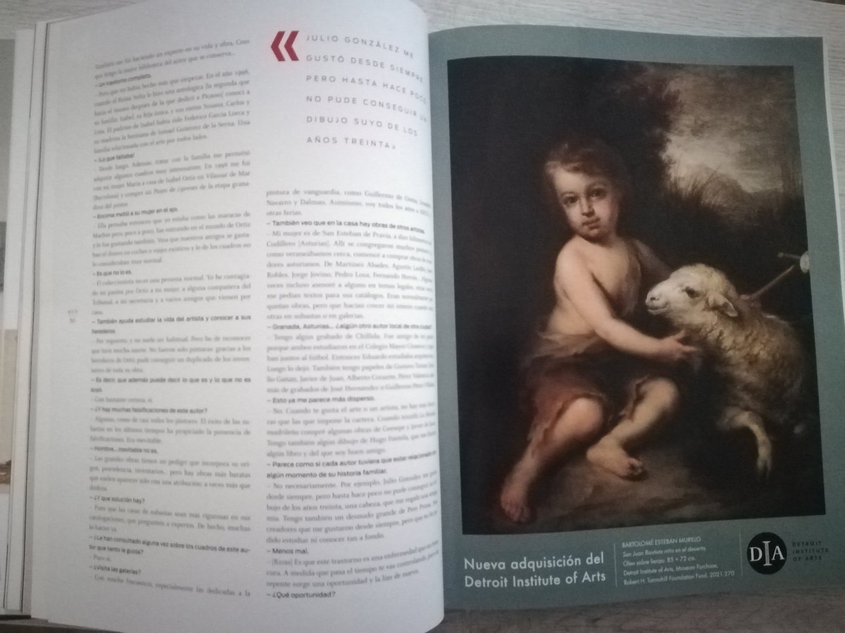 ArsMagazine's tweet photo. @PabloHereza @DIADetroit ¡Pues sí, una gran adquisición! Y no es el único Murillo que aparece en #ARS54... https://t.co/jRrL71eESP
