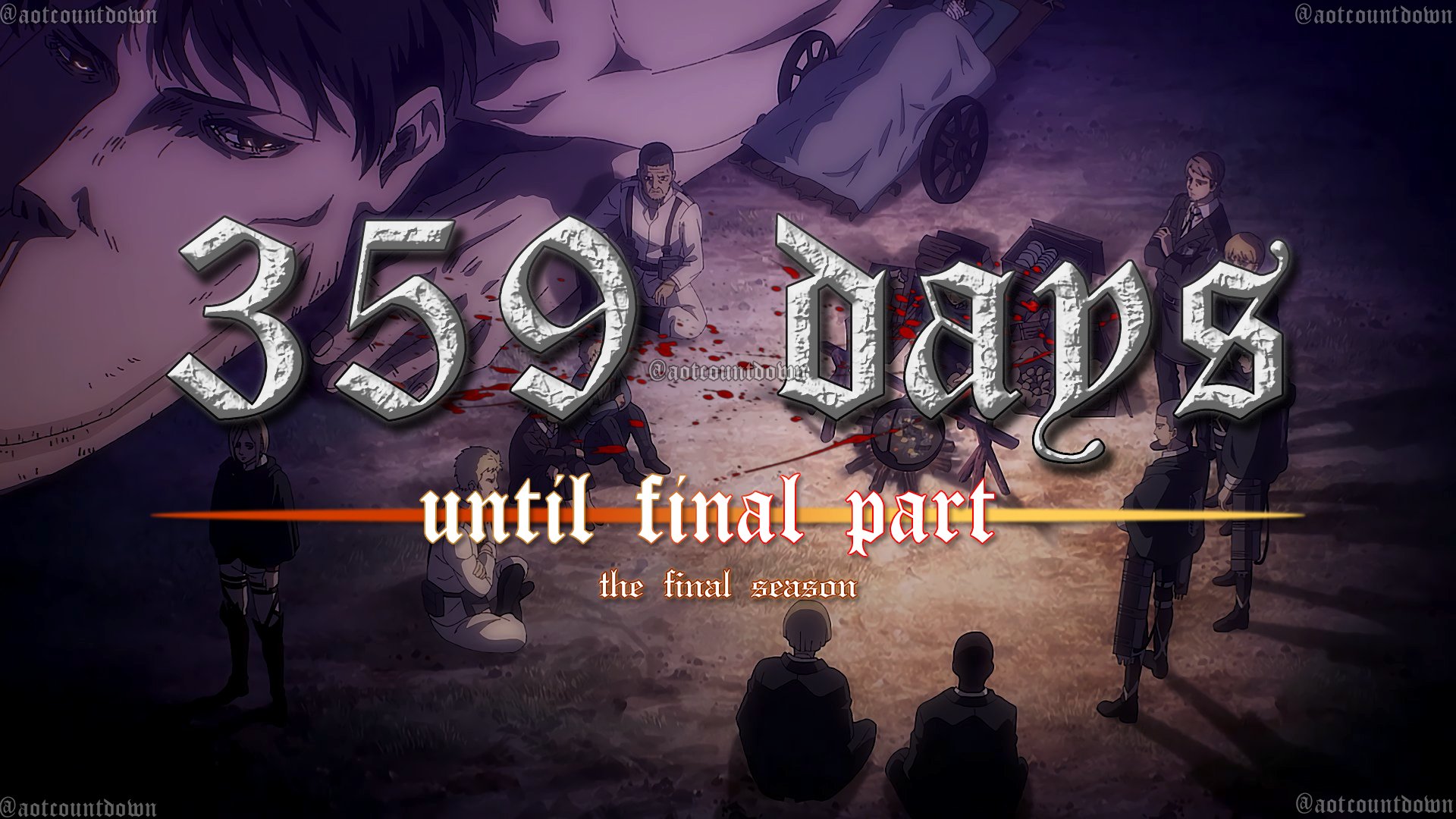 Attack On Titan Season 4 Part 2 Release Date Countdown Attack On Titan Countdown (@aotcountdown) / X