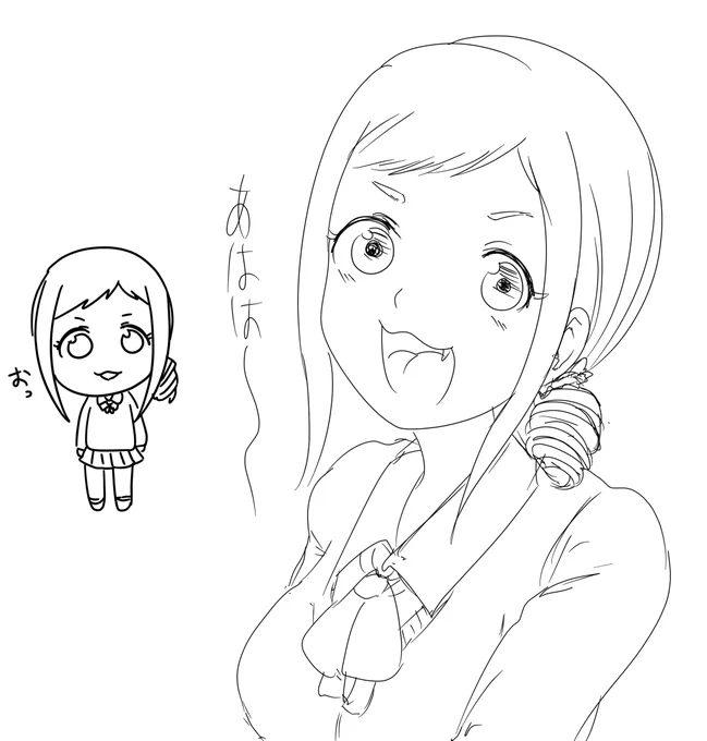 みちるさん、丸っ鼻が似合うと思ったんだ 