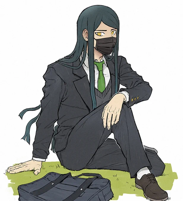 真宮寺是清 学生服 #ダンガンロンパV3 
