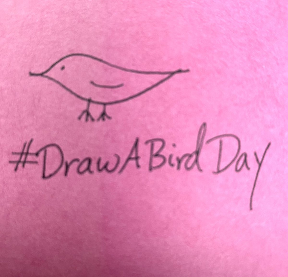 #DrawABirdDay
