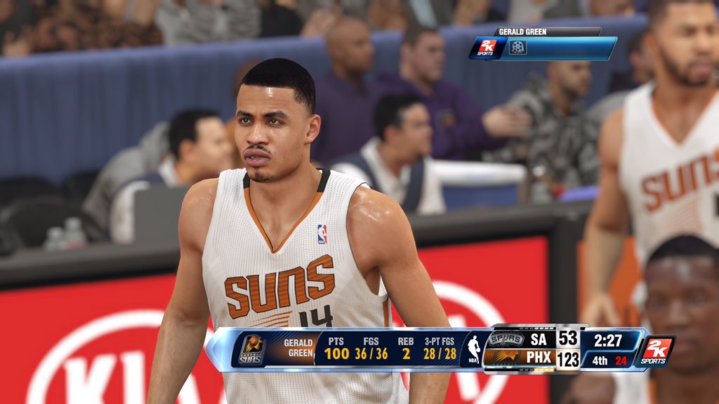 oldnbatweetz's tweet image. We can all agree Gerald Green is the greatest low overall 2K player of all time