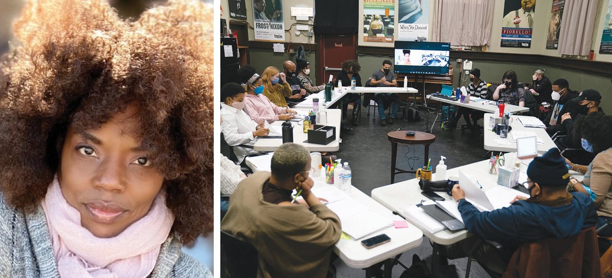 GoodmanTheatre's tweet photo. RELENTLESS Playwright Tyla Abercrumbie explores how the Harlem Renaissance inspired her critically acclaimed production—on stage now at the Goodman.
Learn more about the play and her process at https://t.co/U0zQO8XKQ6
#GoodmanTheatre #TimeLineTheatre #Chicago #Plays #Theatre https://t.co/rnjgucJyxH