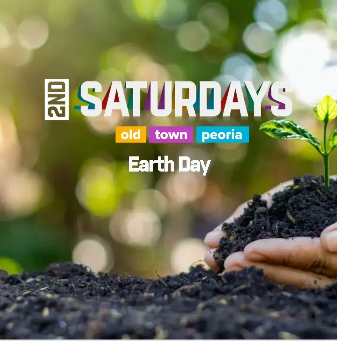 Come join us for our next Peoria's 2nd Saturday tomorrow from 5-9 pm in Old Town Peoria! You won’t want to miss this Earth Day-themed event. Visit @peorias2ndsaturdays on Instagram to see what’s in store for the festivities, we can’t wait to see you there!