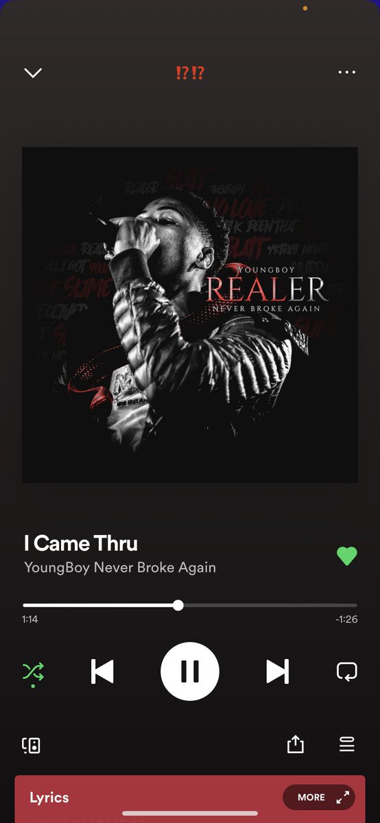 YBNeverMid's tweet image. What’s the TL listening to??