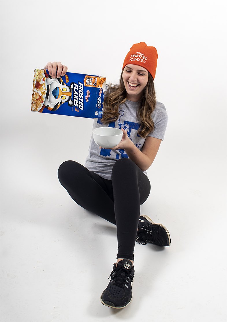 Merch to match your favorite cereal! Available now on kelloggstore.com/frosted-flakes