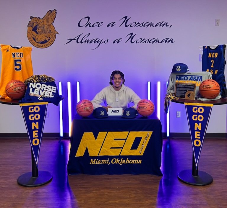 NEO A&M Men's Basketball tweet media