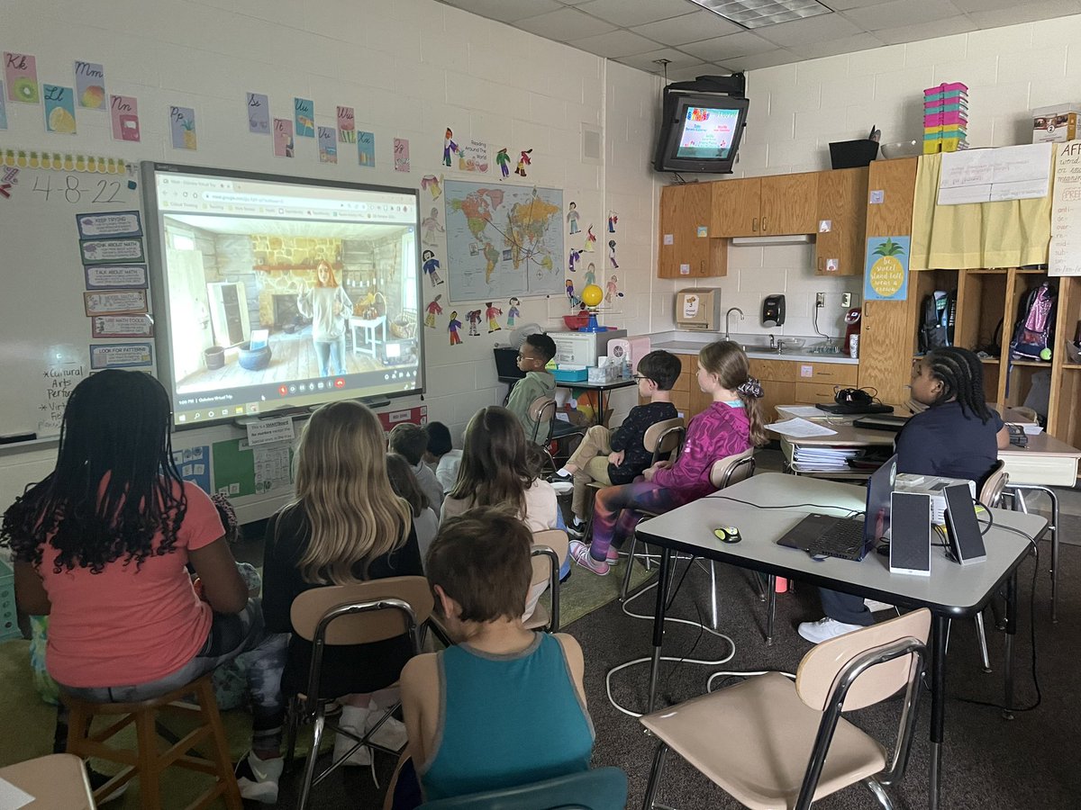 Virtual field trip with Historic Oakview! Learning about life in the past right here in Raleigh!