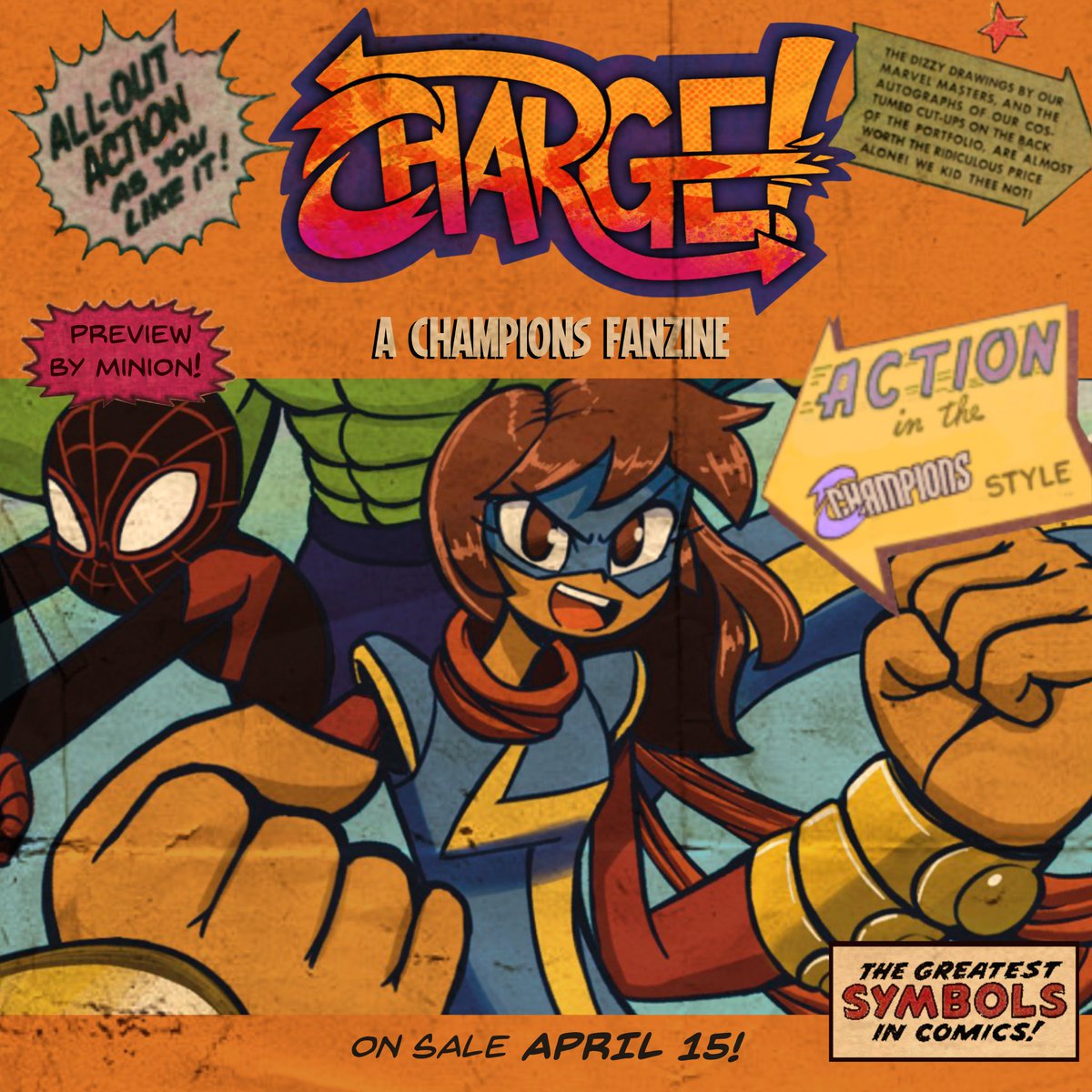 champscharge's tweet photo. 💫 PREORDERS OPEN IN ONE WEEK! 💫

Today's preview has been brought to you by @MinionKingKarl 👊🏽⚡ Hope you're as excited as us! https://t.co/Q0mU10KxZZ