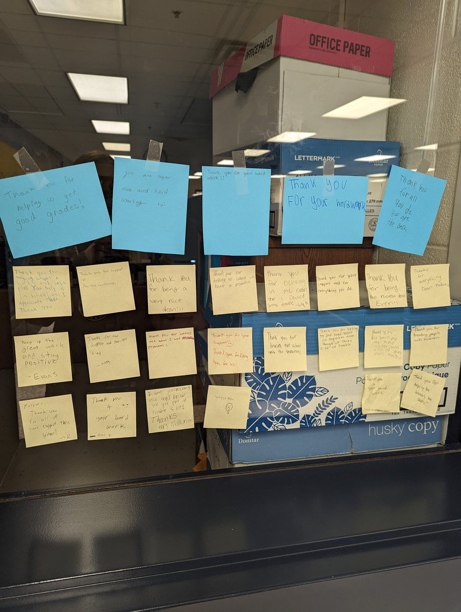 Ms_Mathurin's tweet photo. Grateful for the kind words and gifts from Mercer staff and students during AP &amp; Dean Appreciation Week!  Thank you @LCPS_Mercer! https://t.co/FcH1eehPJH