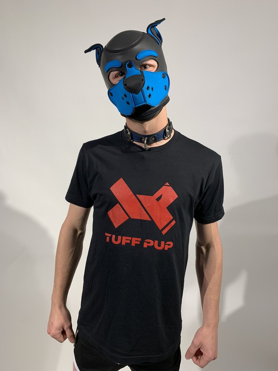 TuffPupGear's tweet photo. Woof! Check out one of our first shirts - they come in a few different colors so come check out our booth at Austin Kink weekend! #puppyplay #pupplay #petplay #pupgear #gay #puppy #TUFFPUP https://t.co/7gnm8S5cQe