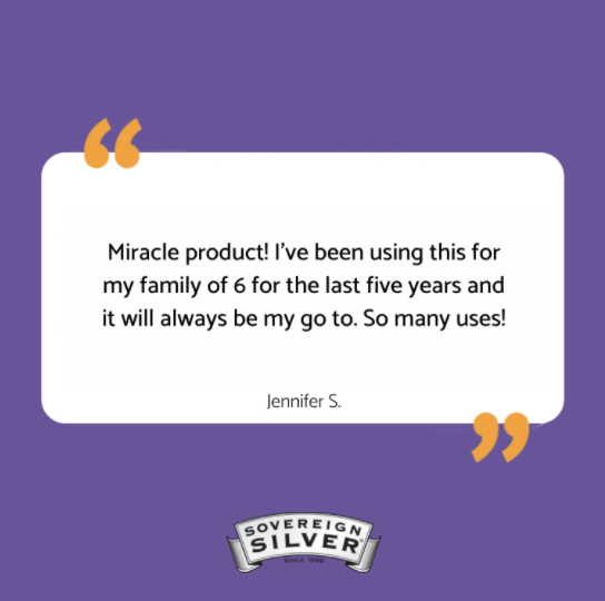 See what people are saying!
Our products are great for both parents and kids! Jennifer loves our KIDS Bio-Active Silver Hydrosol. With allergy season in full swing and summer camp right around the corner it’s important to make sure kids have the extra immune support they need!