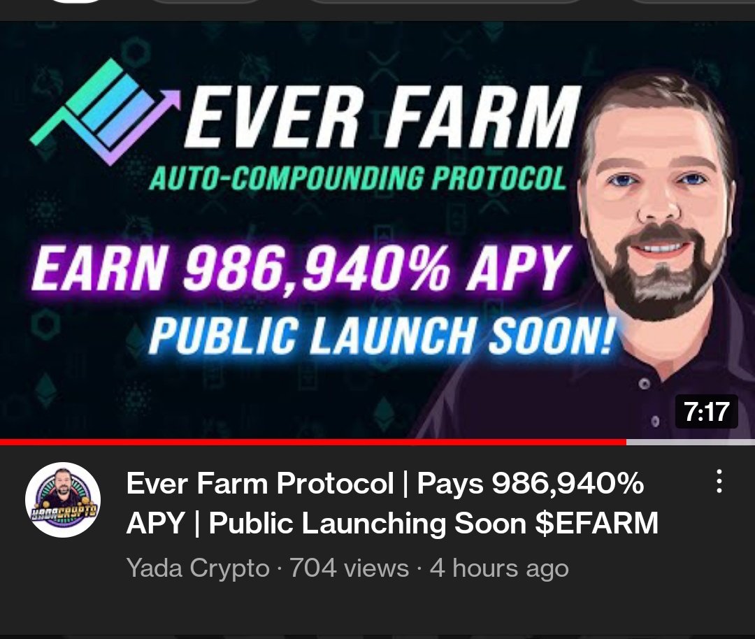 Everfarmfinance's tweet photo. @YadaCrypto just made a review about us!🚜

Checkout here: https://t.co/qLb8aahdYo

#Bsc #TITANOfork #SAFU #everfarn #cryptocurrency https://t.co/LV7nvqzsqG