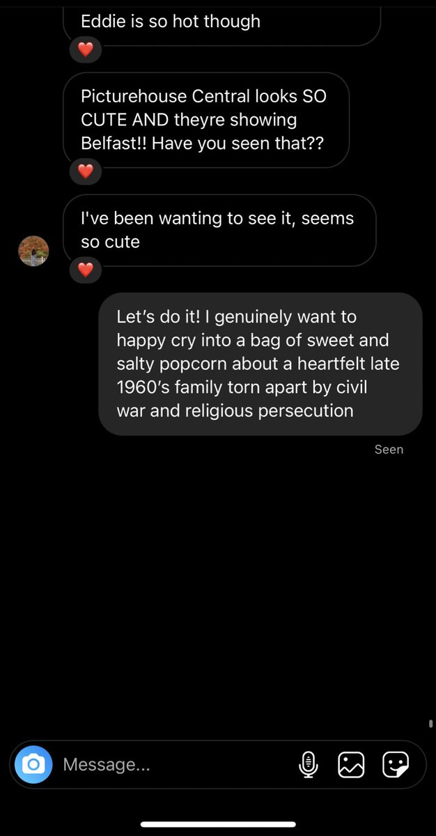 And that’s exactly what I did. #Belfast